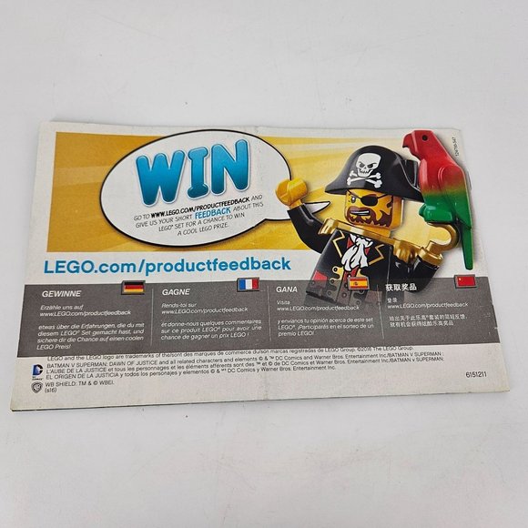 Lego Dawn of Justice DC Comics 76044 Manual Instruction Book ONLY No Bricks Figs - Picture 3 of 6